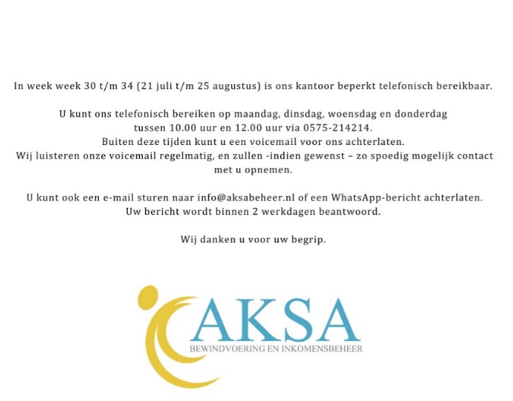 vakantie 2025 - website